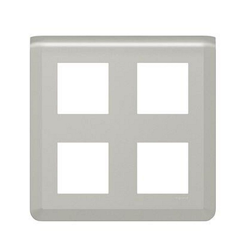 Plaque de finition Mosaic pour 2x2x2 modules alu-079338L-3414971580398-LEGRAND