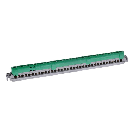 Bornier de répartition isolé IP2X terre - 2 connexions 6-25mm² -vert -long.276mm-004838-3245060048389-LEGRAND