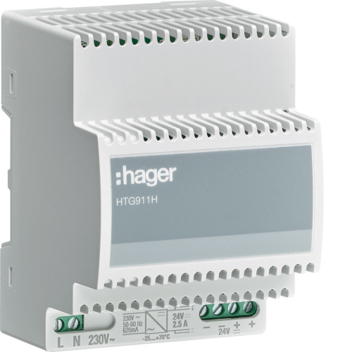 Alimentation 230VAC/24VDC 2,5A à 70DEGC-HTG911H-3250613114480-HAGER