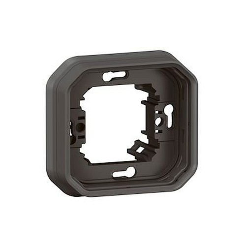 Support plaque encastré 1 poste Plexo anthracite-069606L-3414971879959-LEGRAND