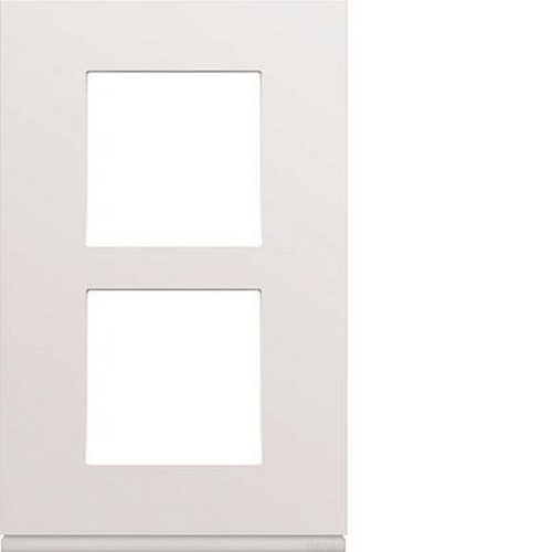 Plaque gallery plastique injecté 2 postes verticale 57mm pure-WXP0022-3250617199124-HAGER