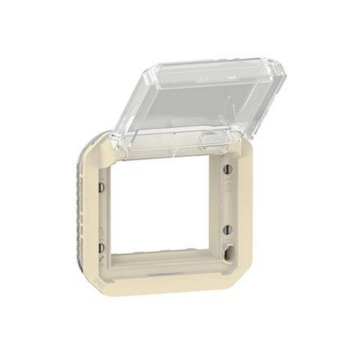 Adaptateur Plexo à volet transparent pour Mosaic - composable sable-069838L-3414971904378-LEGRAND