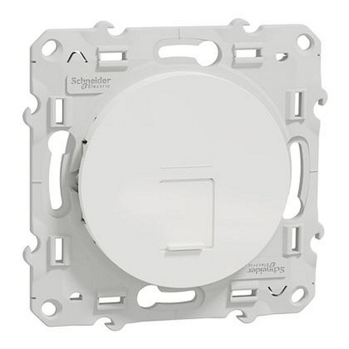 Odace, prise RJ45 Blanc, grade 3 (multimédia) cat. 6 STP, à vis-S520476-3606480319167-SCHNEIDER ELECTRIC FRANCE