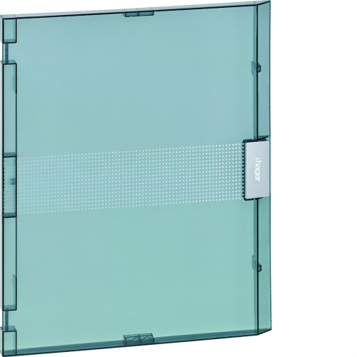 Porte transparente pour coffret vega largeur 18 modules hauteur 2 rangées-VZ218T-3250611019589-HAGER