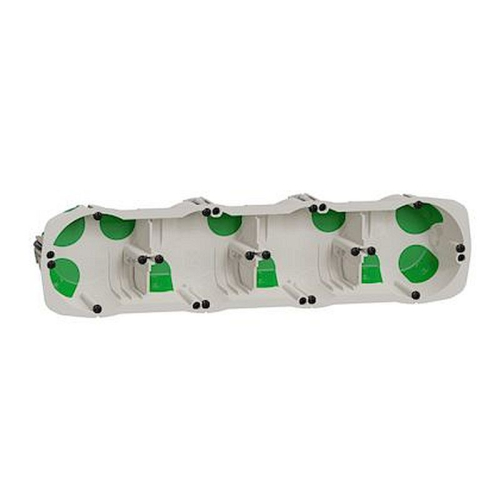 Multifix Air, boîte étanche 4 postes entraxe 71mm, diam. 67 mm, prof. 47 mm-IMT35033-3606480492228-SCHNEIDER ELECTRIC FRANCE