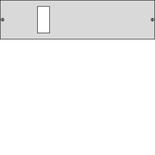 Kit d'équipement isolant pour BM sans dif h125-160 l500 h150 hor.-UC313H-3250616133044-HAGER