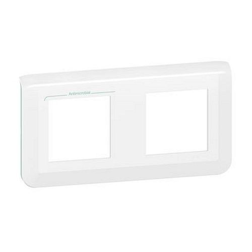 Plaque de finition horizontale Mosaic pour 2x2 modules blanc antimicrobien-078725L-3414971577633-LEGRAND