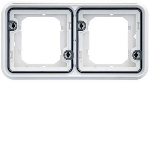 cubyko Support d'encastrement double horizontale associable blanc IP55-WNA402B-3250617175425-HAGER