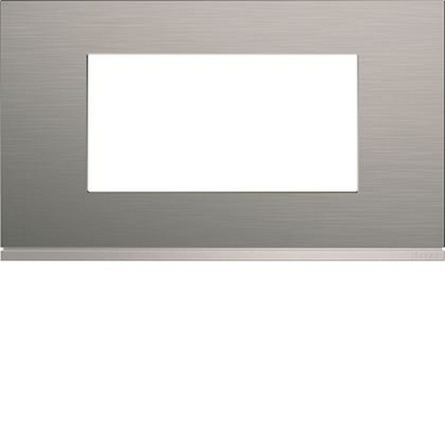 Plaque gallery 4 modules entraxe 57mm matiere bright inox-WXP4234-3250617197373-HAGER