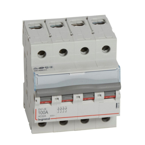 Interrupteur-sectionneur DX³-IS 4P 400V~ - 100A - 4 modules-406489-3245064064897-LEGRAND