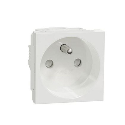 Unica - prise 2P+T - FR - 90DEG - vis - Blanc - méca seul-NU303918-3606489453954-SCHNEIDER ELECTRIC FRANCE