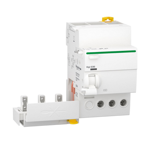 Acti9, Vigi iC60, bloc différentiel 3P 25A 300mA type AC 230-240/400-415V-A9Q14325-3606480393464-SCHNEIDER ELECTRIC FRANCE