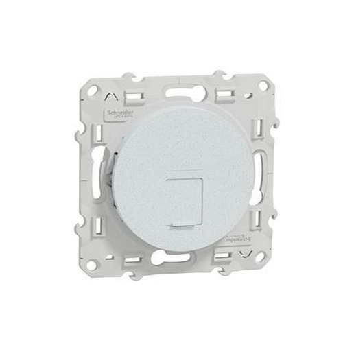 Odace, prise RJ45 Blanc Recyclé, grade 3 (multimédia) cat. 6 STP, à vis-S510476-3606481095695-SCHNEIDER ELECTRIC FRANCE