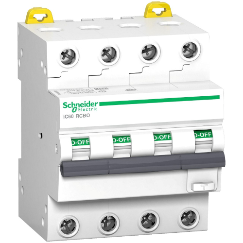 Acti9 iC60 RCBO - disjoncteur differentiel - 4P - 32A - 30mA - C - 6kA - type AC-A9D57432-3606481157744-SCHNEIDER ELECTRIC FRANCE