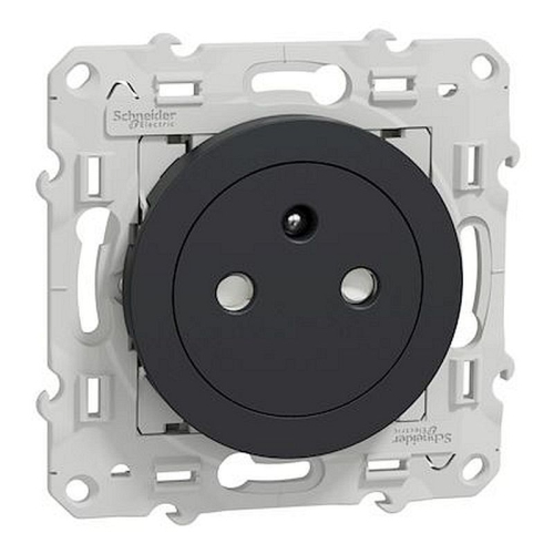 Odace - prise de courant 2P+T affleurante - anthracite - connexion rapide-S540052-3606481465825-SCHNEIDER ELECTRIC FRANCE