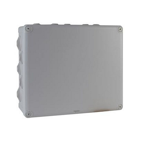 Mureva Box, boite de dérivation IP55 + embouts 325x275x120, gris-ENN05019-3295150050198-SCHNEIDER ELECTRIC FRANCE