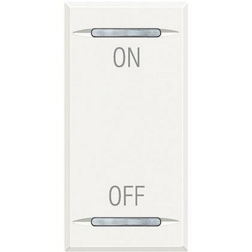 Manette Axolute symbole ON et OFF 1 module - White-HD4911AG-8012199981000-BTICINO