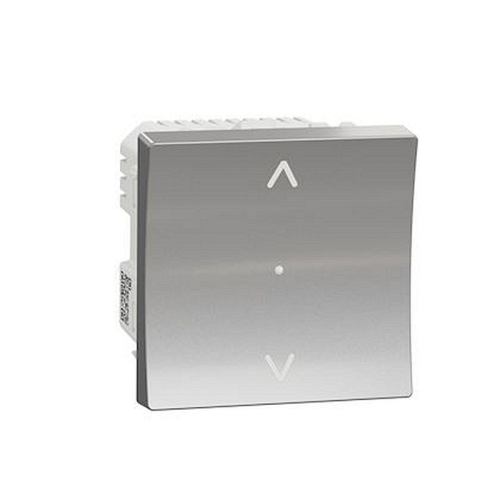 Wiser Unica - interrupteur volet-roulant - 4A - zigbee - alu - méca seul-NU350830W-3606481019417-SCHNEIDER ELECTRIC FRANCE