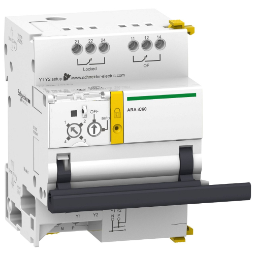 Acti9, ARA iC60 automatisme de réarmement pour disjonteur 1P 1P+N 2P 230VCA 50Hz-A9C70132-3606480097980-SCHNEIDER ELECTRIC FRANCE