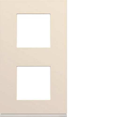 Plaque gallery plastique peint 2 postes verticale 71mm dune-WXP0342-3250617199629-HAGER