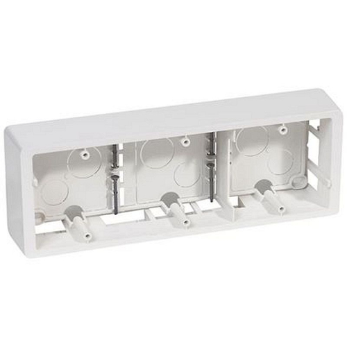 Cadre saillie Céliane 3 postes horizontal ou vertical blanc-080243-3414970601872-LEGRAND