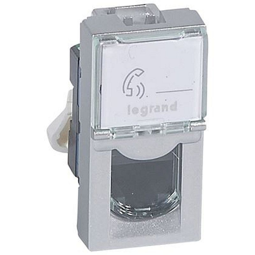 Prise RJ45 catégorie6 UTP Mosaic 1 module - alu-079461-3245060794613-LEGRAND