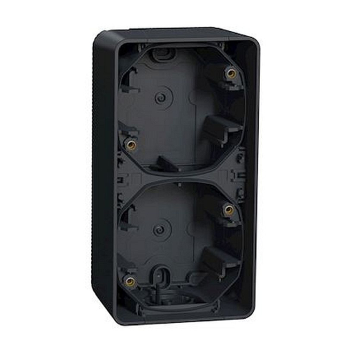 Mureva Styl - Boîte 2 postes verticale - saillie - IP55 - IK08 - gris-MUR37912-3606480789908-SCHNEIDER ELECTRIC FRANCE