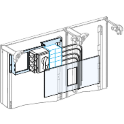 PrismaSeT G Active - Platine NSX-INS250 horiz. - fixe-cde maneton-L600-RAL9003-LVS03030-3606481874481-SCHNEIDER ELECTRIC FRANCE