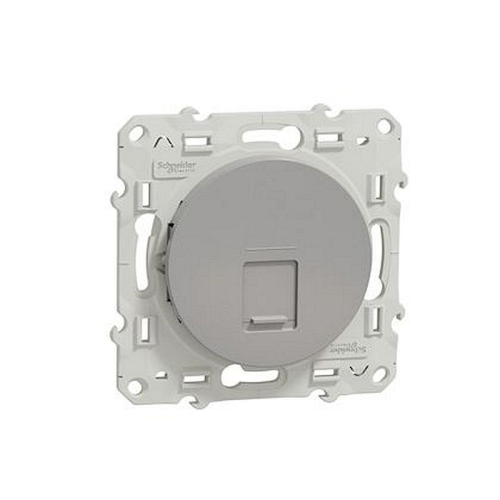 Odace, prise RJ45 Alu, grade 1 (téléphone) cat. 5 UTP, à vis-S530471-3606480391620-SCHNEIDER ELECTRIC FRANCE