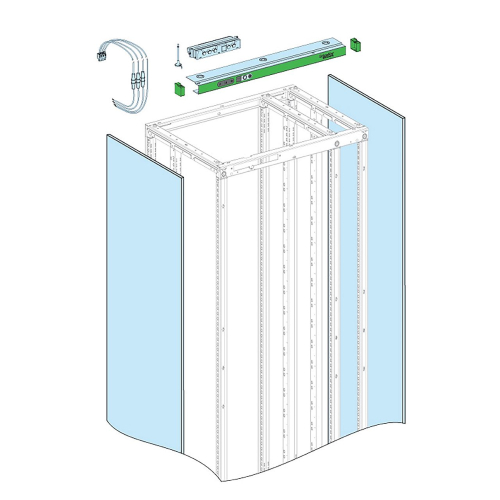 PrismaSeT P Active - Bandeau connecté + panneaux latéraux IP30 - L800/P400-LVS08752D-3606481039453-SCHNEIDER ELECTRIC FRANCE