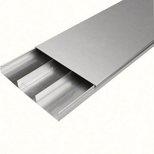 Goulotte acier 3 compartiments 38mm x 340mm pour sol béton-UK340383-4012002238622-HAGER