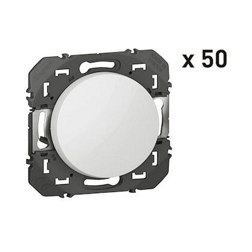 Lot de 50 interrupteurs ou va-et-vient dooxie 10AX 250V~ finition blanc-600601-3414971006928-LEGRAND