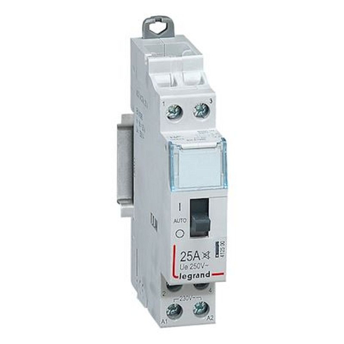 Contacteur domestique CX³ silencieux bobine 230V~ -2P 250V~ 25A - O+F -1 module-412500-3245064125000-LEGRAND