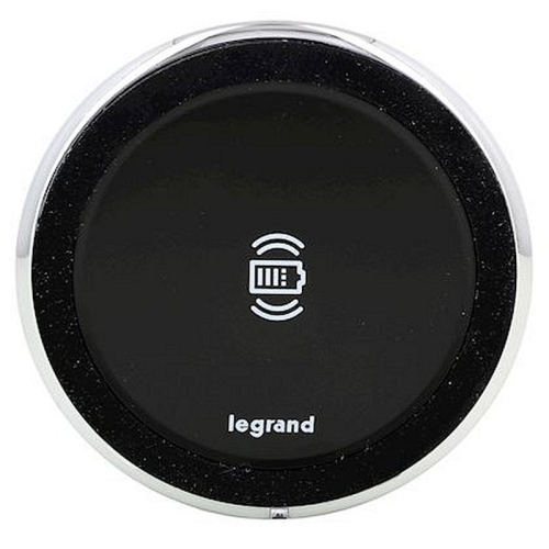 Chargeur sans fil 15W rond diamètre 80mm - Noir-077643L-3414971941274-LEGRAND