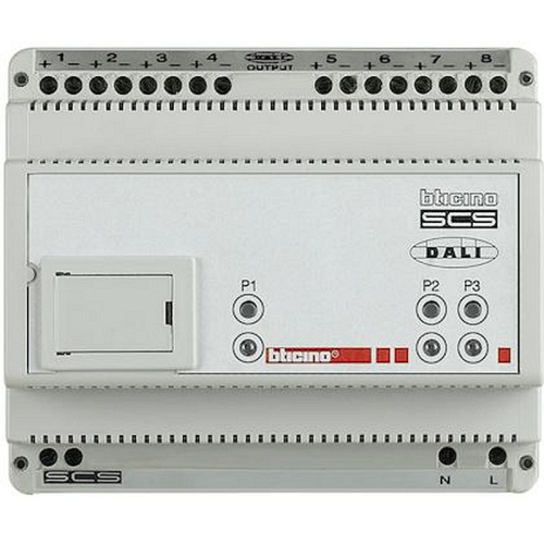 Actionneur variateur modulaire DALI 8 sorties MyHOME_Up - 6 modules-F429-8012199850542-BTICINO