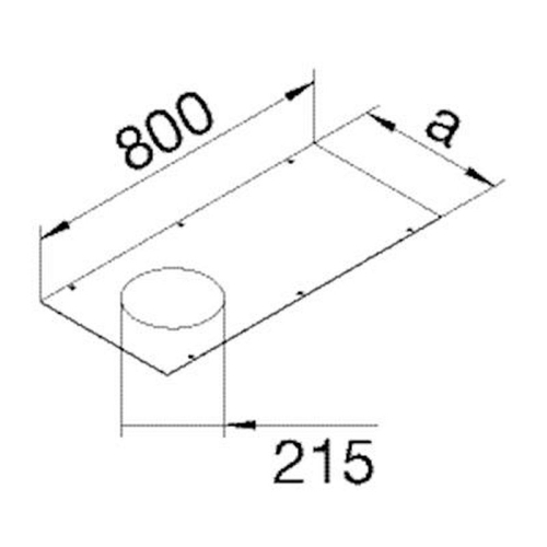 Couvercle BKW400 découp. R06-BKA400800R06-4012002236499-HAGER