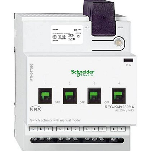 KNX - actionneur de commutation - 4x230V - 16A - à commande manuelle-MTN647593-3606485011783-SCHNEIDER ELECTRIC FRANCE