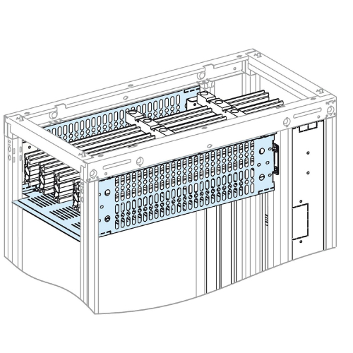 PrismaSeT P Active - Capot JdB horizontal = < 2500A - 3M - L650 P400 - Forme 2-LVS04976-3606481880468-SCHNEIDER ELECTRIC FRANCE