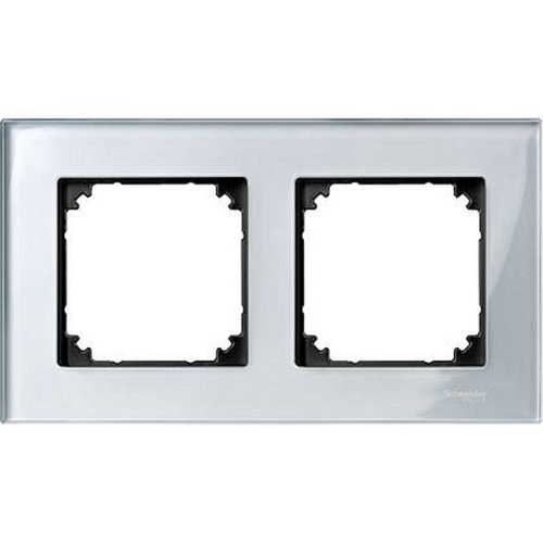 M-Plan Verre Diamant, plaque de finition 2 postes horiz. ou vert. entraxe 71mm-MTN4020-3260-3606480179761-SCHNEIDER ELECTRIC FRANCE