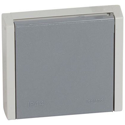 Prise de courant 3P+T 20A pour boite D=67mm Plexo complet IP44 encastré - gris-055706-3245060557065-LEGRAND