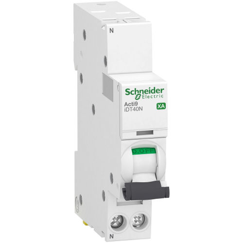 ACTI9 iDT40N XA - disjoncteur modulaire - auto/vis - 1P+N C 10A 6000A/10kA-A9PE4610-3606489741136-SCHNEIDER ELECTRIC FRANCE