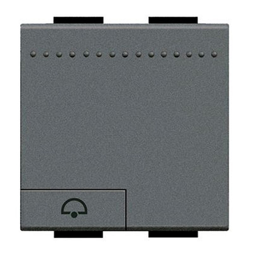 Manette Livinglight symbole sonnette 2 modules - anthracite-L4915M2DN-8005543417225-BTICINO