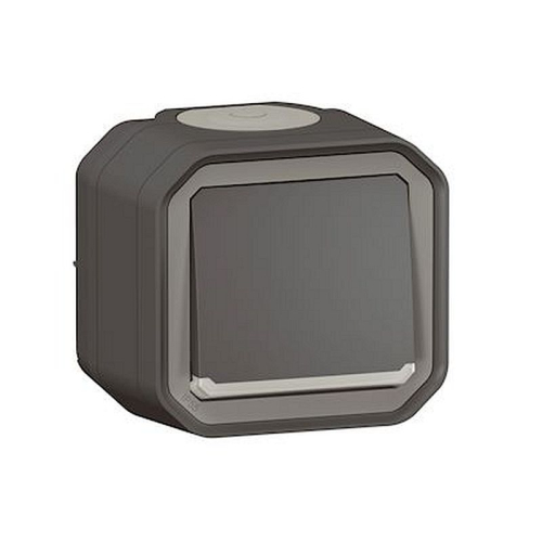 Poussoir NO lumineux Plexo complet saillie anthracite-069782L-3414972110525-LEGRAND