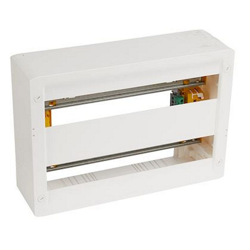 Coffret basique Drivia 18 modules à équiper 250x355mm avec 2 rails DIN-418025-3414970308528-LEGRAND