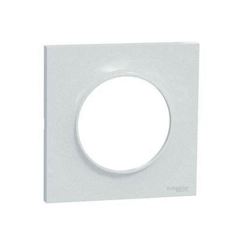 Odace Styl, plaque Blanc Recyclé 1 poste-S510702-3606481095725-SCHNEIDER ELECTRIC FRANCE