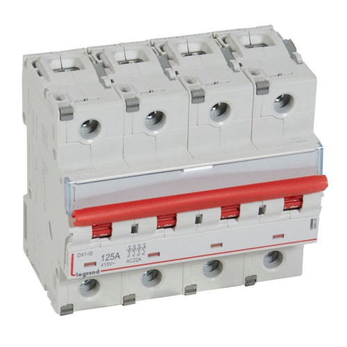 Interrupteur-sectionneur DX³-IS à déclenchement 4P 400V~ - 125A - 6 modules-406547-3245064065474-LEGRAND