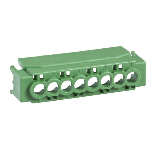 Kaedra - capot IP2 pour bornier 8 trous - vert-13582-3303430135821-SCHNEIDER ELECTRIC FRANCE