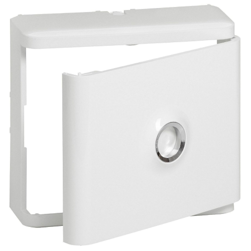 Habillage + porte blanche pour platines de branchement Drivia - Blanc RAL9003-401185-3245064011853-LEGRAND