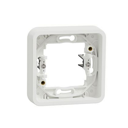 Mureva Styl - Cadre 1 poste à griffes - encastré - IP55 - IK08 - blanc-MUR39108-3606480790003-SCHNEIDER ELECTRIC FRANCE