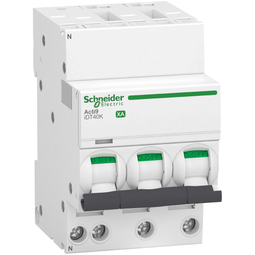 Acti9 iDT40K XA - disjoncteur modulaire auto/vis - 3P+N 16A courbe C - 4,5kA-A9PK1716-3606489568702-SCHNEIDER ELECTRIC FRANCE